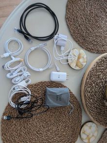 Cables and power bank