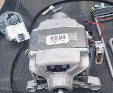 Washing machine Candy hover motor, drain pump, and heating elements and belt