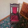 Antique 20th century Spindle Rocking chair Image 3