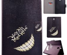Card Slot Pattern Leather Case Folio Stand Cover For Galaxy Tab A T350