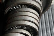 130kg deep dish vintage cast iron olympic