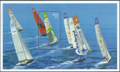 2009 Ireland Volvo Ocean Race Commemorative Stamp Miniature Sheet Mint Never Hinged (MNH)
