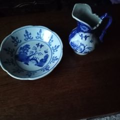 Chinese style hand Wash bowl and jug