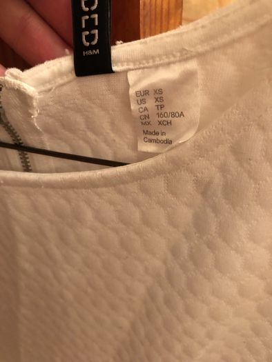 H&M size extra small dress