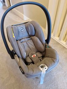 Cybex Cloud Z2 Mirage Grey i-Size Rotating Baby Car Seat and Base Z 360 Rotating ISOFIX Car Seat Base 5