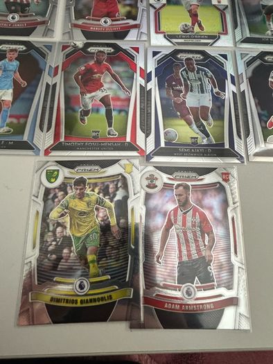 Panini Prizm Premier League Mixed Year Card Lot