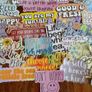 50pcs Motivational Quotes Stickers Decals Image 4
