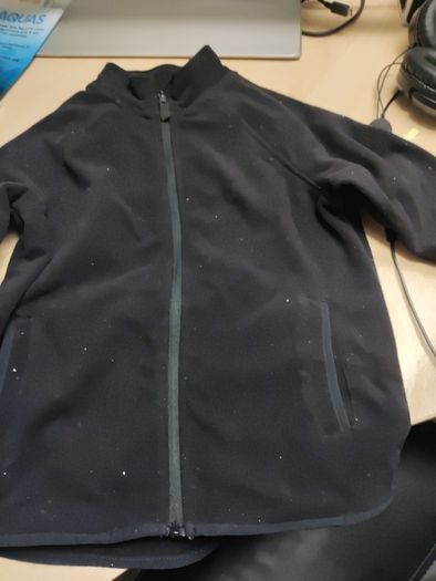 BNWT Age 7 Black Feece