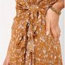 Mustard floral wrap dress | Stella Morgan. Size UK14 Image 9