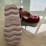 Clarkes wine patent shoes Image 4