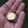 Gold Plated SOS Talisman Pendant - Zodiac Taurus chain and pendant Image 5