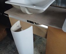 Sink with stand