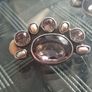 Beautiful pair of Vintage Sterling Silver clip-on Earrings Image 3