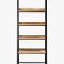 John Lewis ladder bookcase - Oak, metal, industrial style Image 8