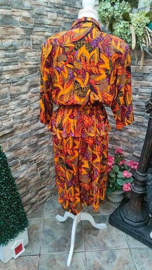 Vintage 80s peplum dress Small Postage included