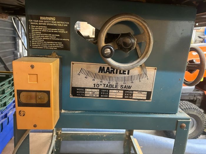 Cast Iron Table Saw  Heavy Duty 2HP