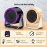 Portable Fan Heater, Quick Heating Personal Desk Heater with Overheating Protection, Quiet Mini Heat Image 2