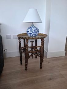 Antique middle eastern folding table