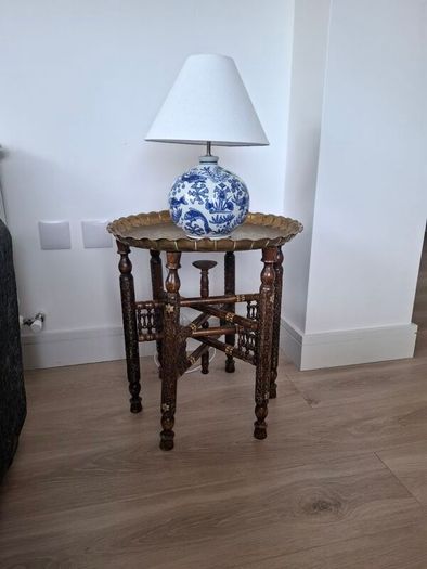 Antique middle eastern folding table
