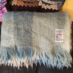 Avoca 100% mohair wool adult size blanket