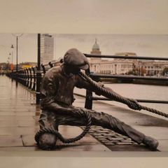 For sale: Original Spires Art stretched canvas.