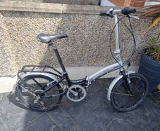 Fold up bike back puncture