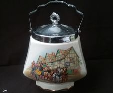 Royal Winton Biscuit Barrel
