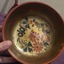Hand Painted USSR Wooden Bowl and Spoon Image 4