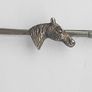 Brooch Riding Crop Silver Image 2