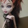 Monster High Dracula Doll Heart on cheek Image 2