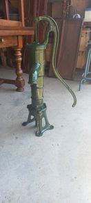 Antique  Garden water pump and Stand By Deville its a no 34 Working French Nice conditions