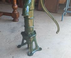 Antique  Garden water pump and Stand By Deville its a no 34 Working French Nice conditions
