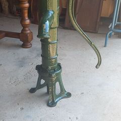 Antique  Garden water pump and Stand By Deville its a no 34 Working French Nice conditions