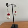 Pearl and Bead Earrings Image 3
