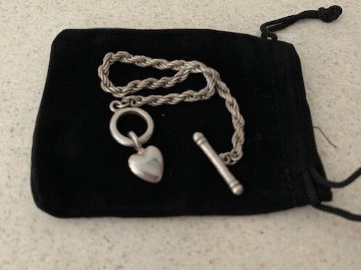 Vintage 1990s Heart Bracelet