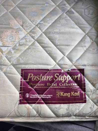 King size mattress and base