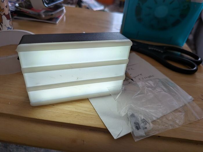 small light up box