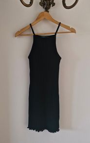 Black mini dress