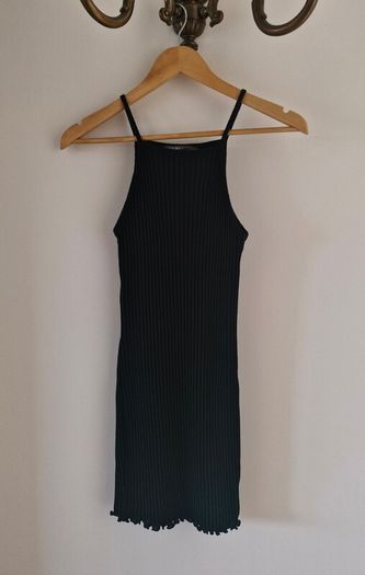 Black mini dress