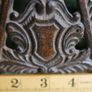 Antique Lamp Base, Black Cast Iron Oil Lamp Base, Lamp Making, 1800s Victorian Decor, Gothic, Reclaimed, Salvage, Restoration Image 7