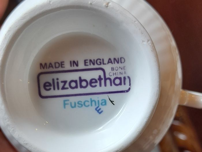 Vintage "Elizabeth " fuchsia tea set