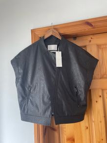 YaYa Woman biker style  jacket in brown size 16