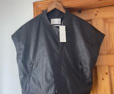 YaYa Woman biker style  jacket in brown size 16