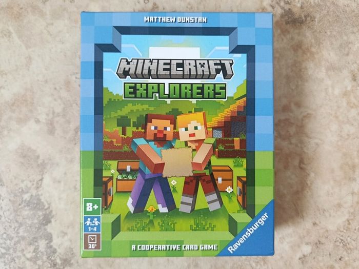 Minecraft Explorers - A Cooperative Card Board Game Ravensburger 2024 Mojang New