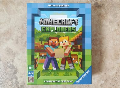 Minecraft Explorers - A Cooperative Card Board Game Ravensburger 2024 Mojang New