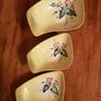 Vintage Set 3 Carltonware Hand Painted China Dishes Image 3