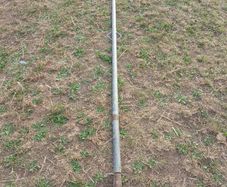 Single washing line pole.