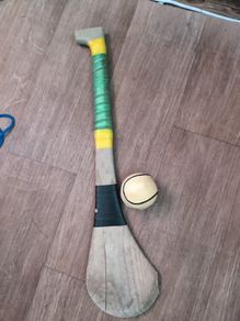 Kids hurley and sliotar
