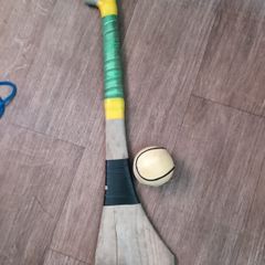Kids hurley and sliotar