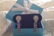 Beautiful Vintage Diamonte Earrings